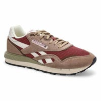 Men's Classic Nylon 89 Lace Up Sneaker - Grainy Grey/Blackberry/Chalk