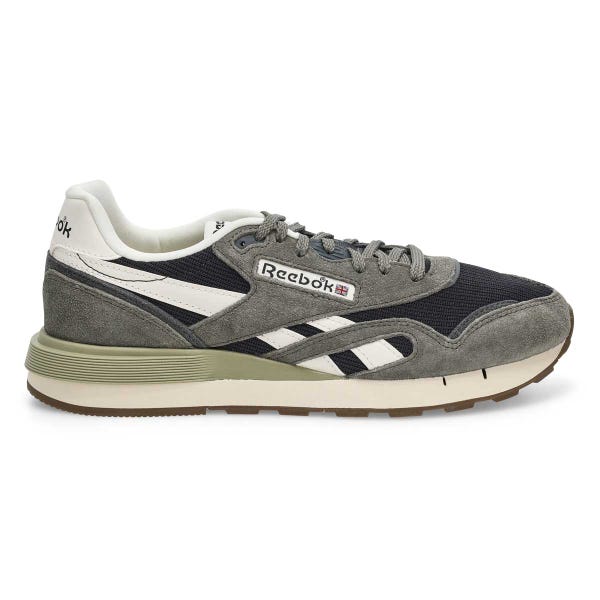 Men's Classic Nylon 89 Lace Up Sneaker - Black/Still Grey/Chal