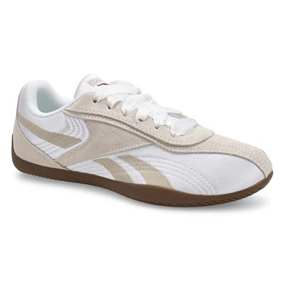 Lds Ultra Lo Suede Sneaker - White/Mineral Grey/Lee2