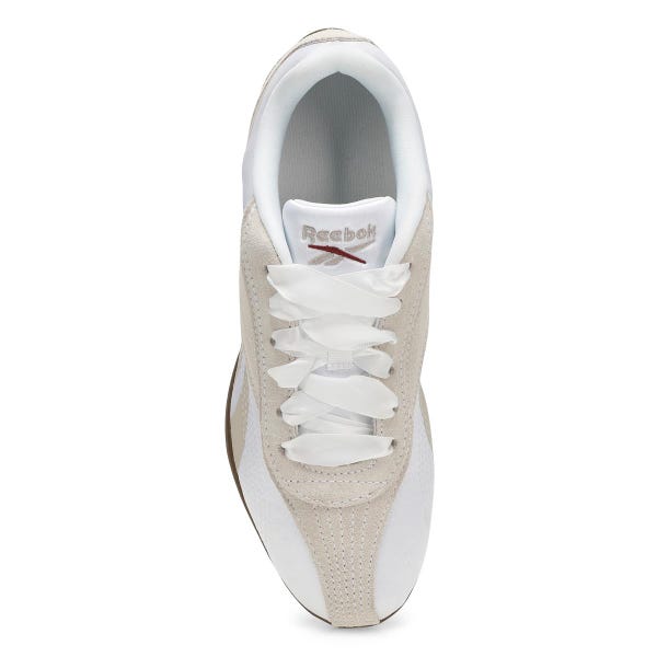 Women's  Ultra Lo Suede Sneaker - White/Mineral Grey/Lee2