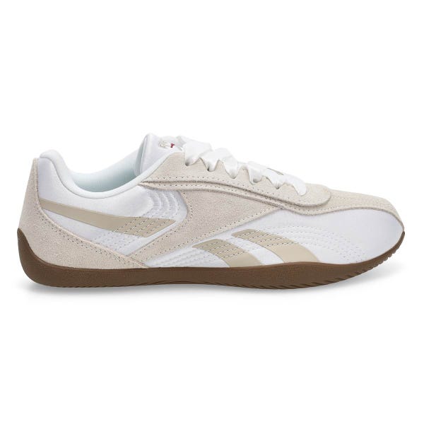 Women's  Ultra Lo Suede Sneaker - White/Mineral Grey/Lee2