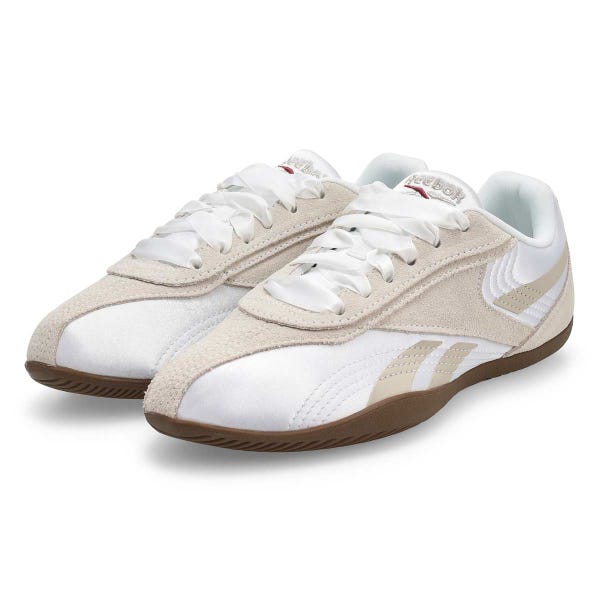 Women's  Ultra Lo Suede Sneaker - White/Mineral Grey/Lee2