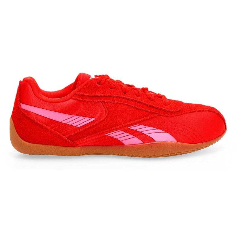 Women's Ultra Lo Suede Sneaker - Sport Red/Playful Pink/Gum