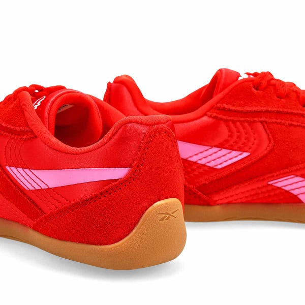 Women's Ultra Lo Suede Sneaker - Sport Red/Playful Pink/Gum
