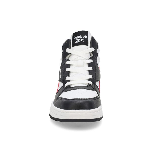 Kids'  Prime Mid 2.0 Lace Up Sneaker - White/Black/Vector Red