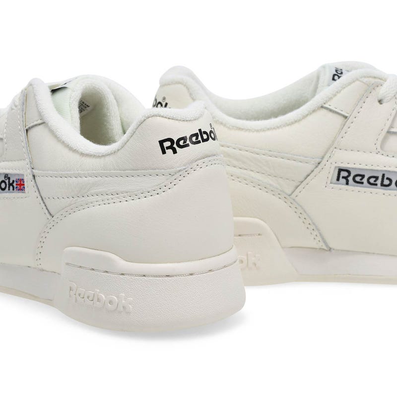 Baskets en cuir WORKOUT PLUS, craie/craie/noir, hommes