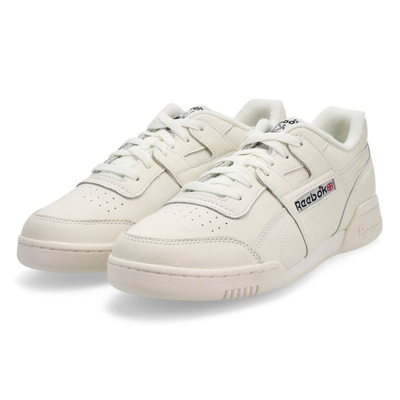 Baskets en cuir WORKOUT PLUS, craie/craie/noir, hommes