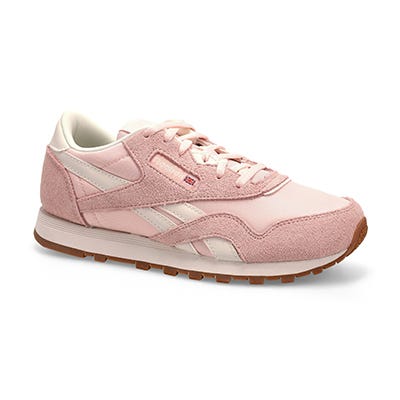 Grls Classic Nylon Sneaker - Pure Pink/Chalk/Chalk