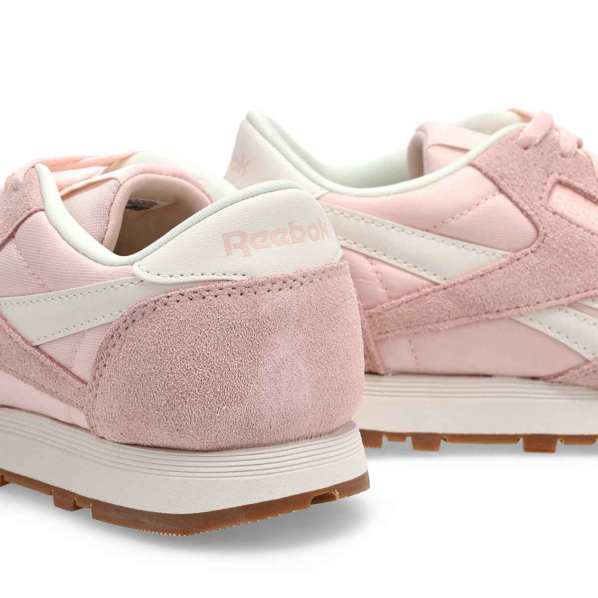 Baskets CLASSIC NYLON, rose pur/craie/craie, fille