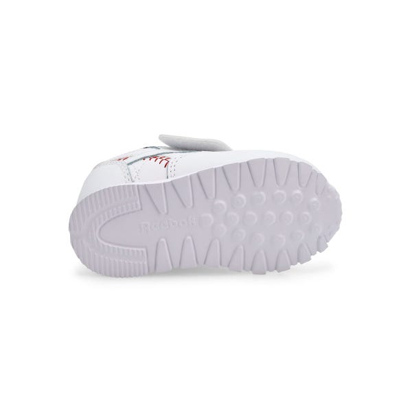 Infants' Classic Leather Sneaker - White/Vector Navy/Flash Red