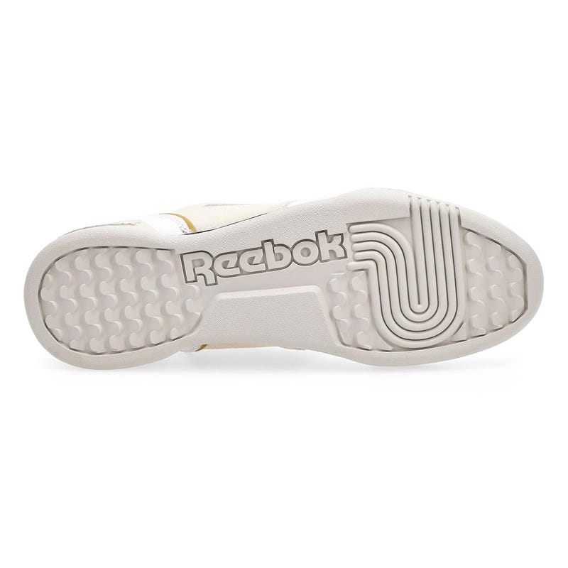 Men's Workout Plus Lace Up Sneaker - White/Heritage Green/Trophy Gold