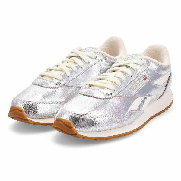 Women's Classic AZ Lace Up Sneaker - Silver/Chalk/Gum