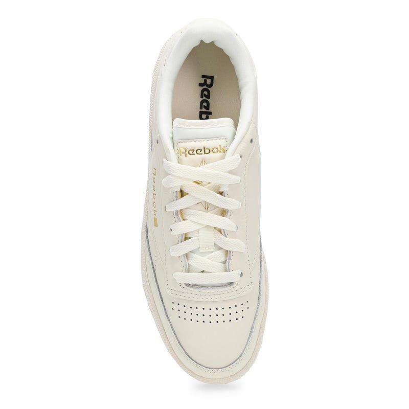 Women's Club C 85 Lace Up Sneaker - Chalk/Gold Metallic