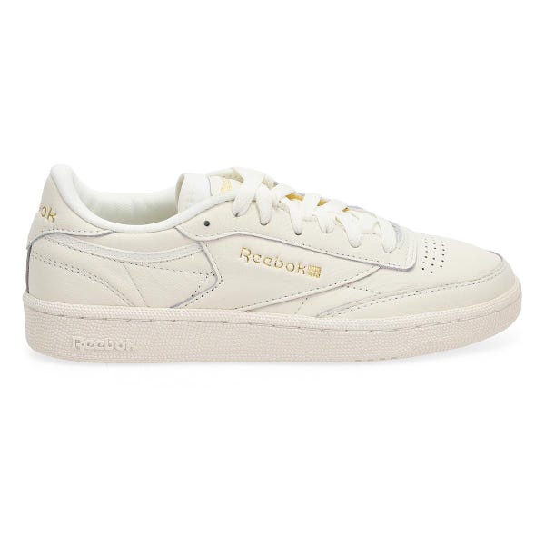 Women's Club C 85 Lace Up Sneaker - Chalk/Gold Metallic