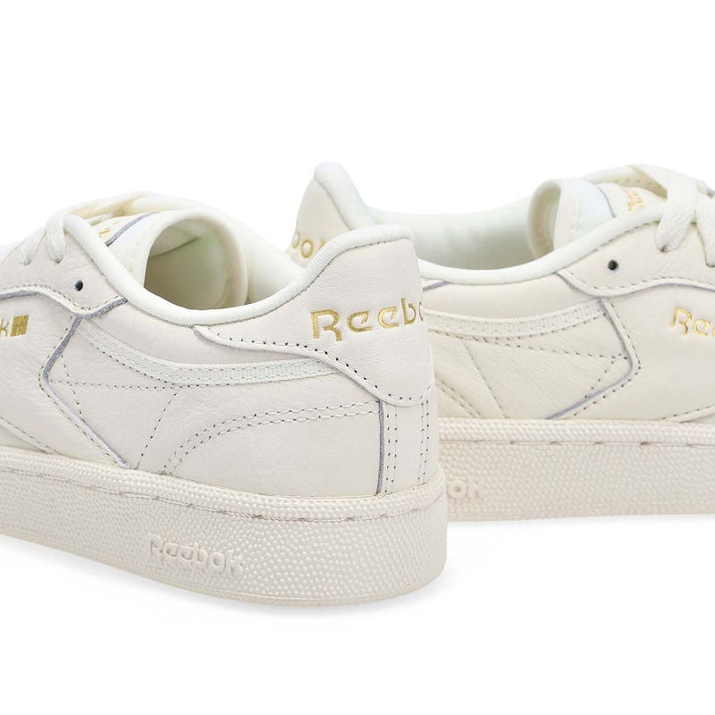 Women's Club C 85 Lace Up Sneaker - Chalk/Gold Metallic