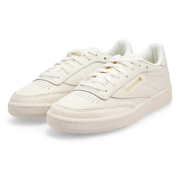 Women's Club C 85 Lace Up Sneaker - Chalk/Gold Metallic
