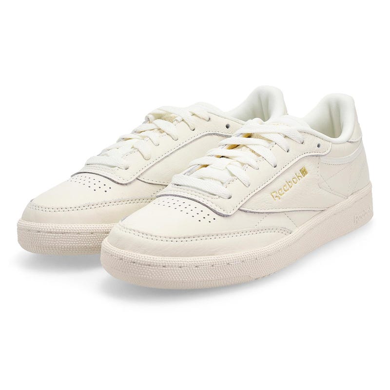 Women's Club C 85 Lace Up Sneaker - Chalk/Gold Metallic
