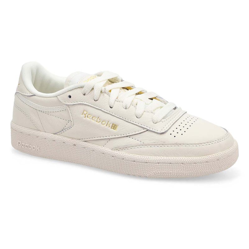 Women's Club C 85 Lace Up Sneaker - Chalk/Gold Metallic