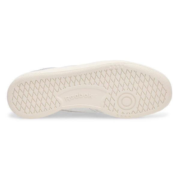 Women's Club C 85 lace-up sneaker in Silver Metallic/Chalk/New Grey.