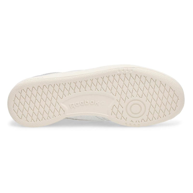 Women's Club C 85 lace-up sneaker in Silver Metallic/Chalk/New Grey.