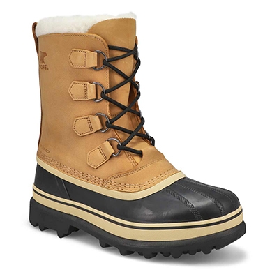Mns Caribou Waterproof Winter Boot - Buff
