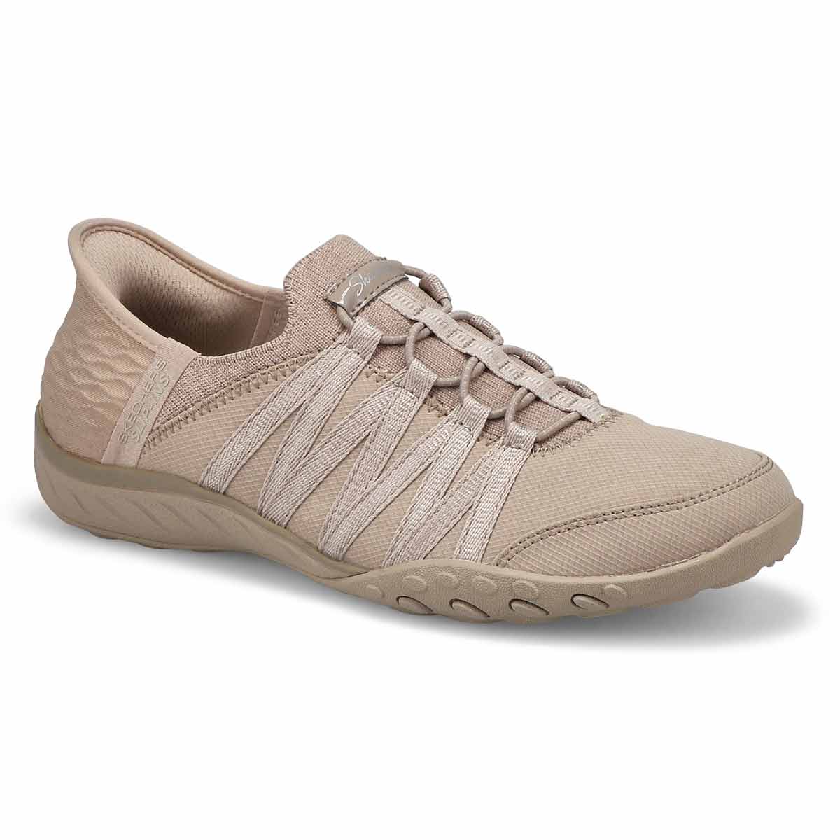 Ladies Breathe Easy Slip-Ins Sneaker - Taupe