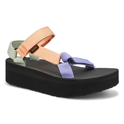 Lds Flatform Universal Casual Sandal - Multi