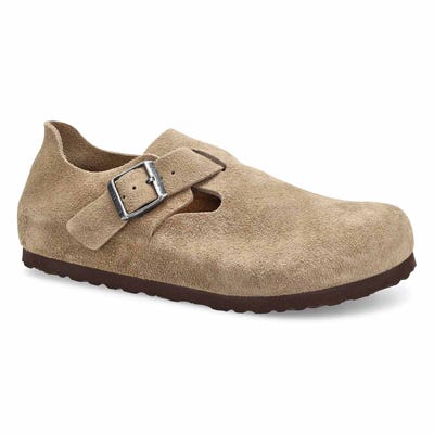 Lds London Close Toe Casual Shoe -  Taupe