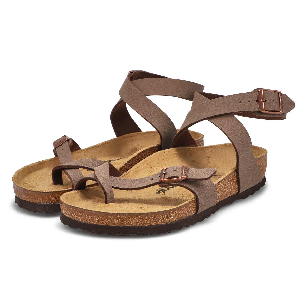 Women's Yara Ankle Wrap BF Sandal - Mocha