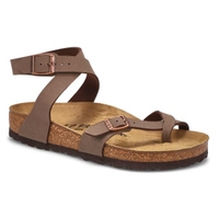 Women's Yara Ankle Wrap BF Sandal - Mocha