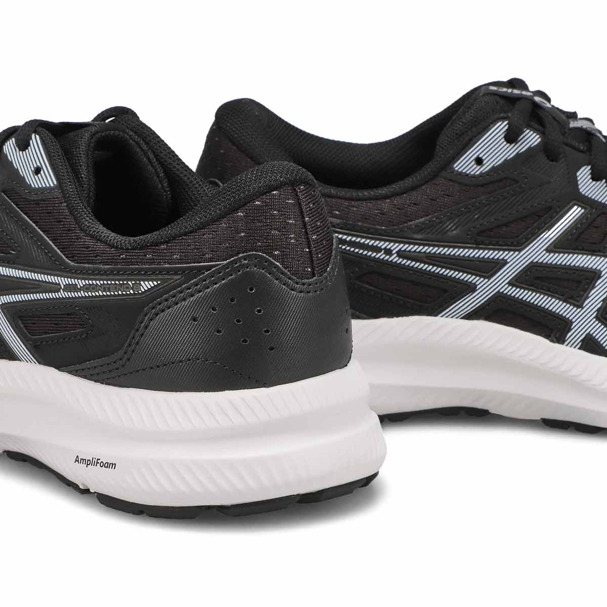 Men's Gel Contend 8 Wide Performance Runner- Black/White