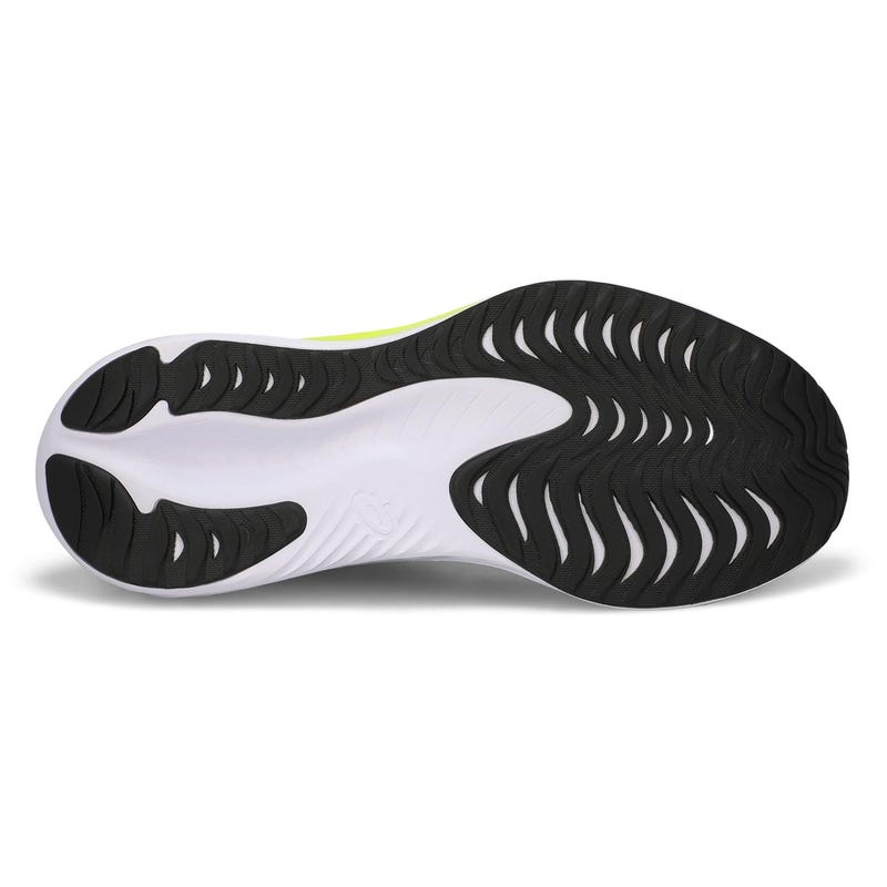 Chaussure de course de performance GEL-EXCITE 10, expansion bleue/jaune de sécurité, hommes