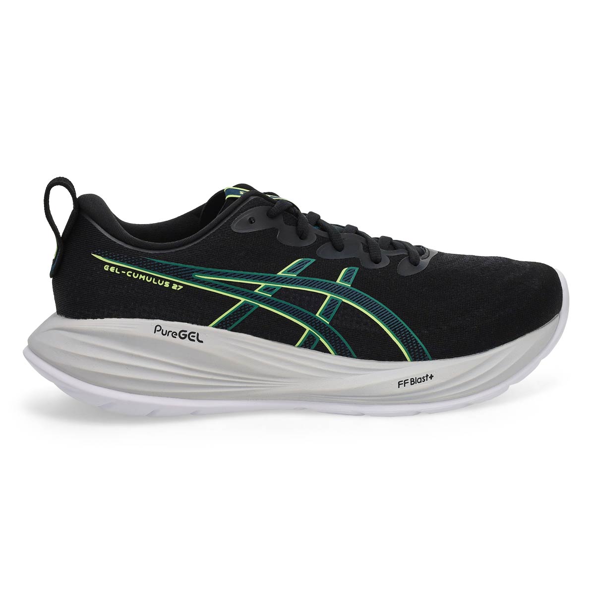 Men's Gel-Cumulus 27 Performance Sneaker - Black/Lucid Yellow