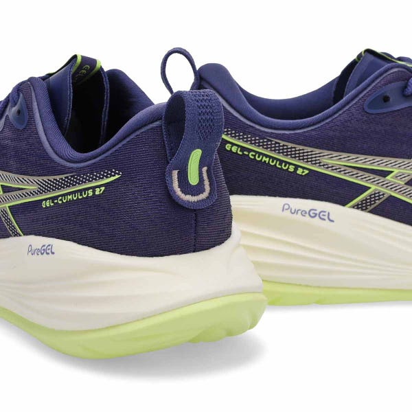 Baskets de performance GEL-CUMULUS 27, brouillard indigo/jaune lucide, hommes