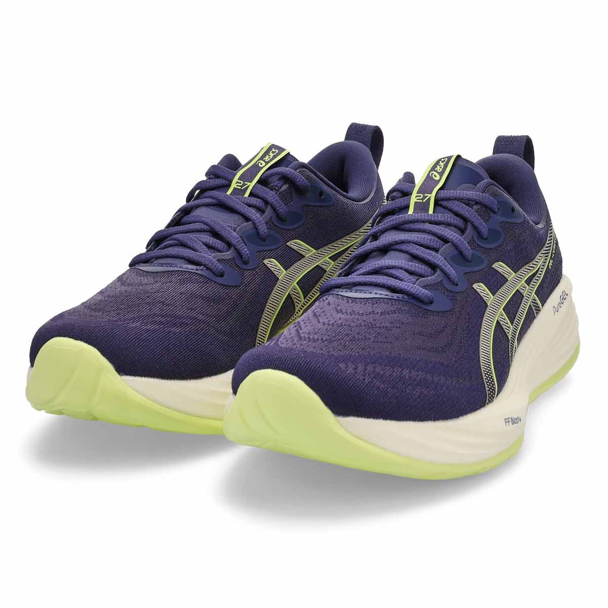 Men's Gel-Cumulus 27 Performance Sneaker - Indigo Fog/Lucid Yellow