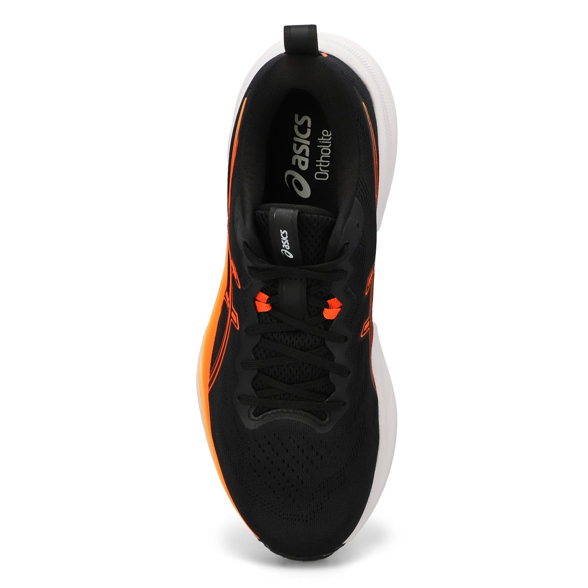 Baskets à lacets GEL-PULSE 16, noir/orange, hommes