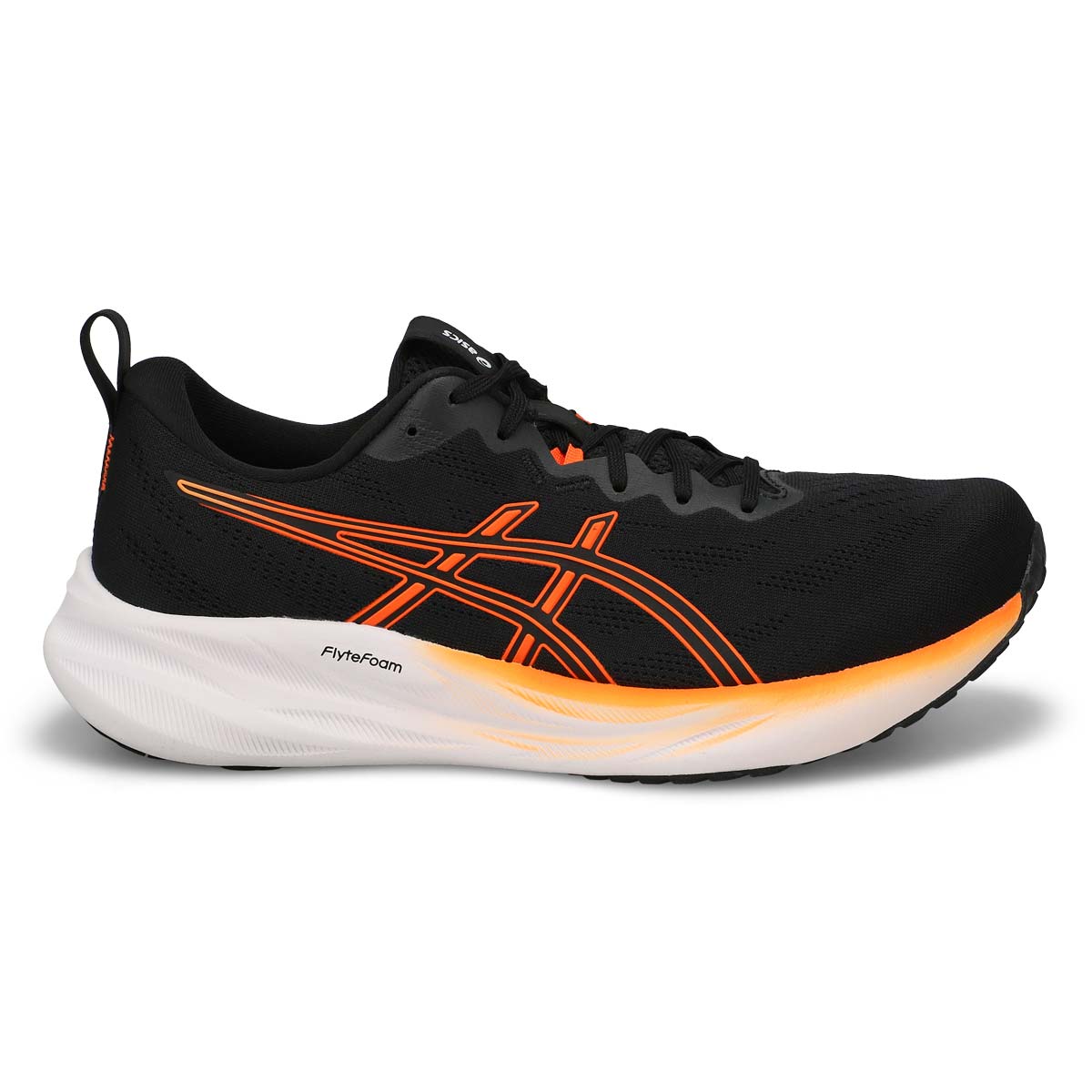 Baskets à lacets GEL-PULSE 16, noir/orange, hommes