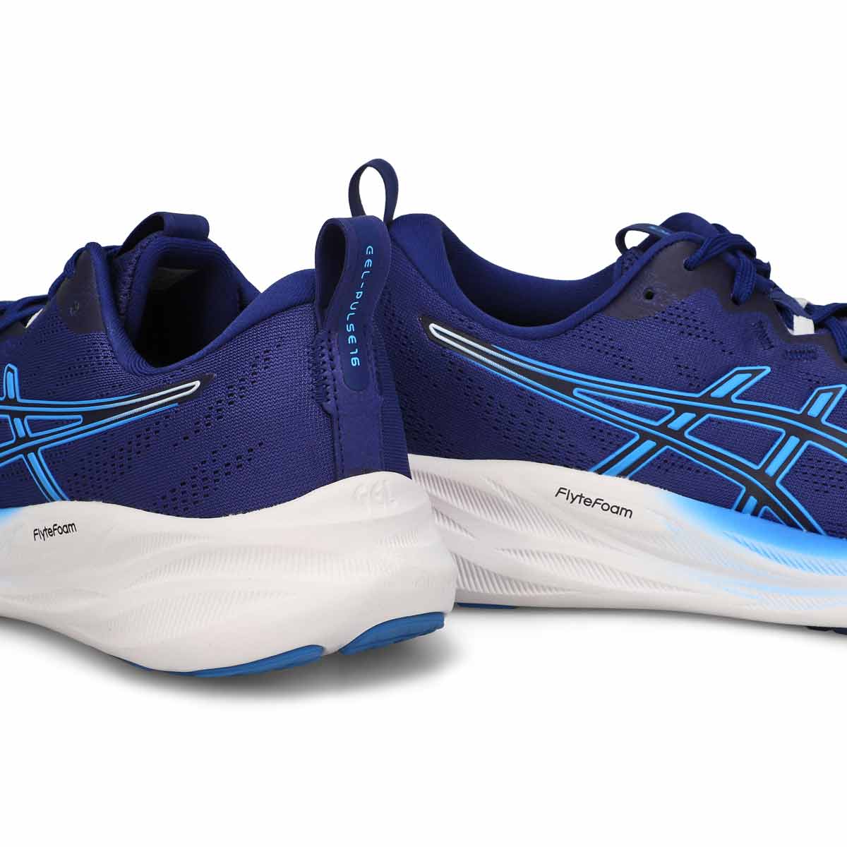 Baskets à lacets GEL-PULSE 16, bleu indigo/côte bleue, hommes