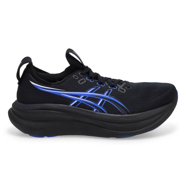 Men's Gel-Nimbus 28 Performance Sneaker - Black/Neon Blue