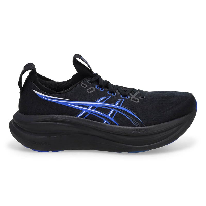 Men's Gel-Nimbus 28 Performance Sneaker - Black/Neon Blue