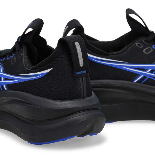 Men's Gel-Nimbus 28 Performance Sneaker - Black/Neon Blue