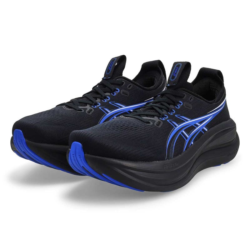 Men's Gel-Nimbus 28 Performance Sneaker - Black/Neon Blue