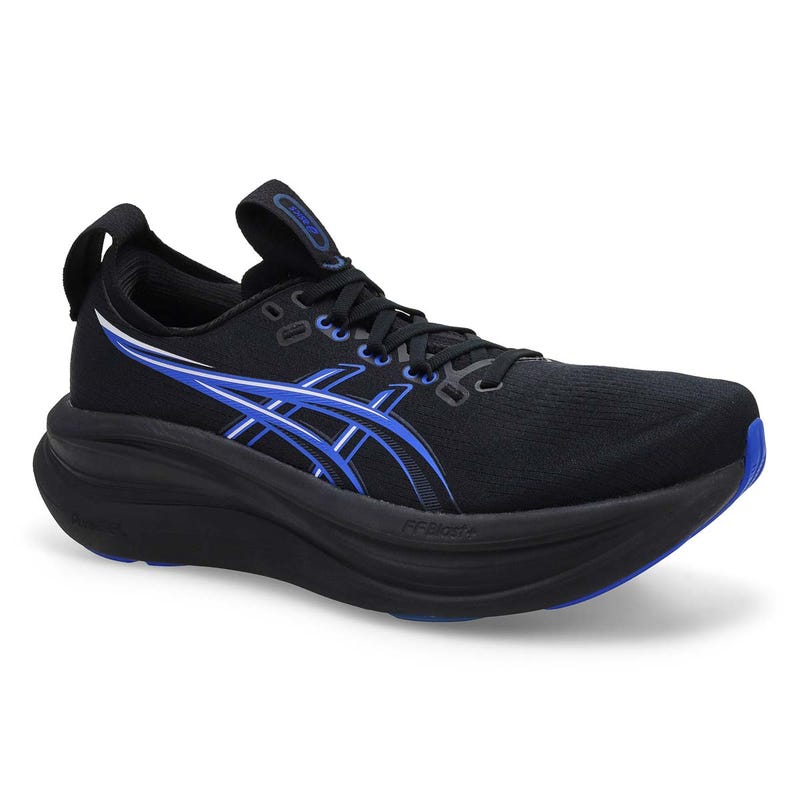 Men's Gel-Nimbus 28 Performance Sneaker - Black/Neon Blue