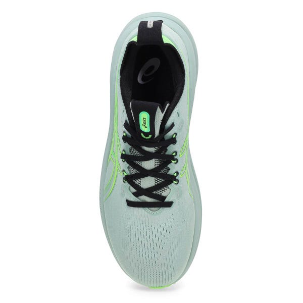 Baskets de performance GEL-NIMBUS 28, mousse froide/vert lumineux, hommes