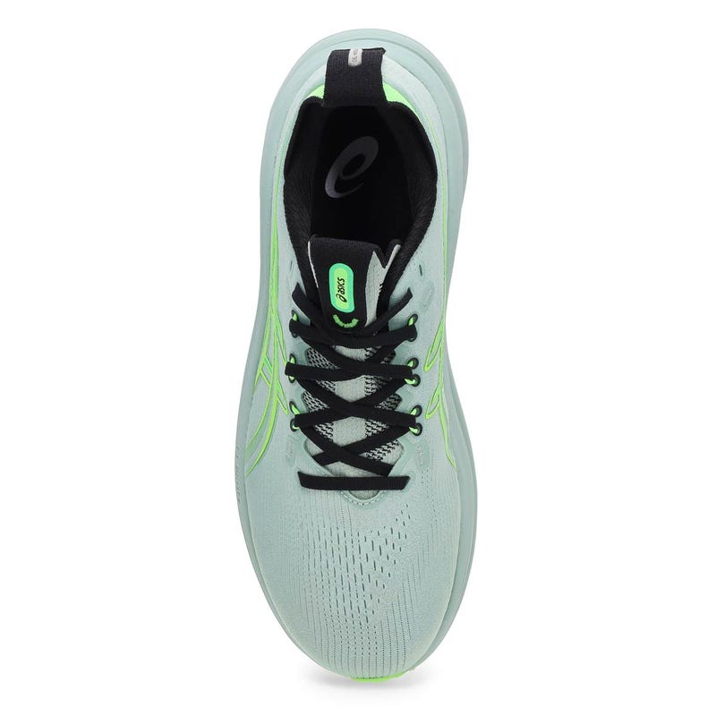 Baskets de performance GEL-NIMBUS 28, mousse froide/vert lumineux, hommes