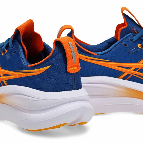 Baskets de performance GEL-NIMBUS 28, bleu crépuscule/Anzu, hommes