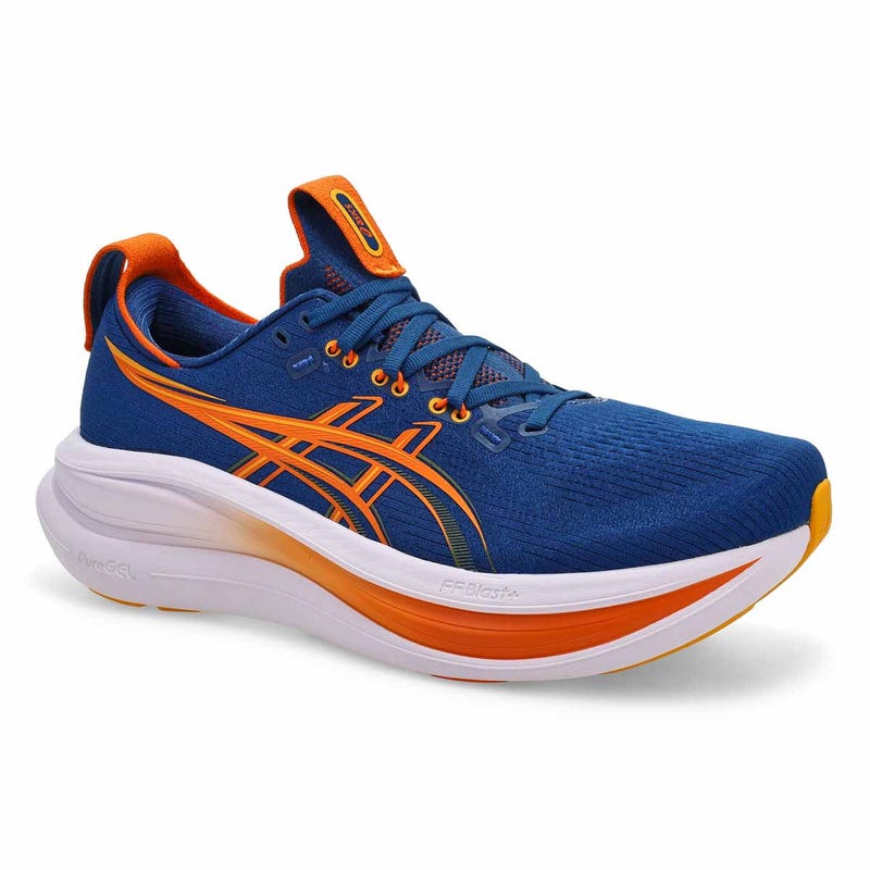 Baskets de performance GEL-NIMBUS 28, bleu crépuscule/Anzu, hommes