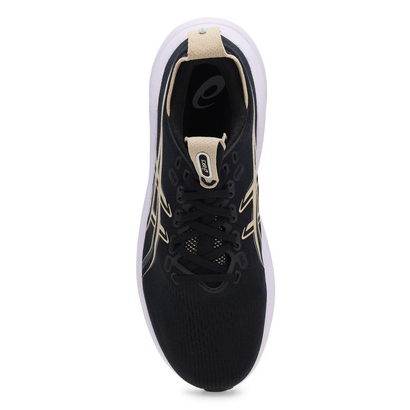 Men's Gel-Nimbus 28 Wide Performance Sneaker - Black/Feather Grey