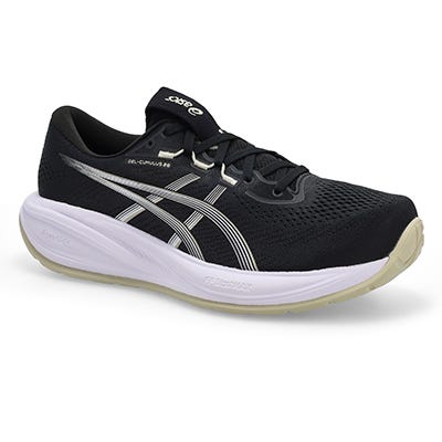 Mns Gel-Cumulus 28 Wide Performance Sneaker - Black/White