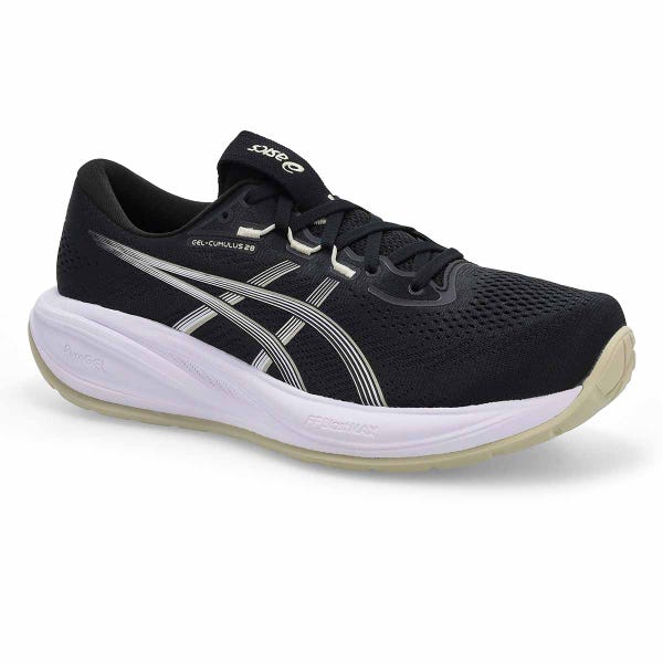 Men's Gel-Cumulus 28 Wide Performance Sneaker - Black/White